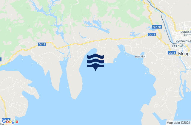 Karte der Gezeiten Thành Phố Móng Cái, Vietnam