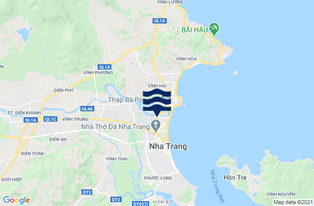 Karte der Gezeiten Thành Phố Nha Trang, Vietnam