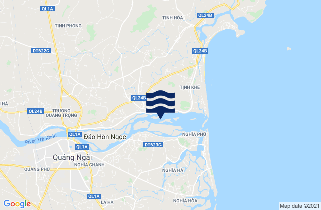 Karte der Gezeiten Thành Phố Quảng Ngãi, Vietnam