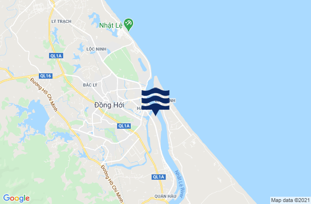 Karte der Gezeiten Thành Phố Đồng Hới, Vietnam