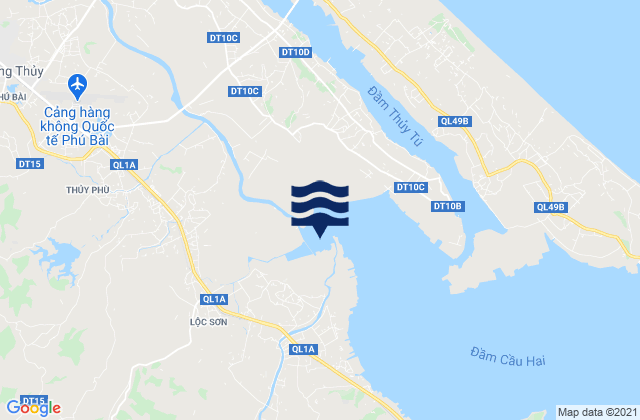 Karte der Gezeiten Thị Xã Hương Thủy, Vietnam