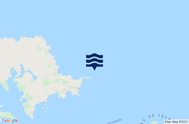 Karte der Gezeiten Tikitiki Rock, New Zealand