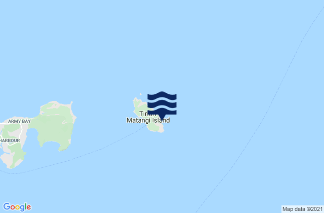 Karte der Gezeiten Tiritiri Matangi Lighthouse, New Zealand