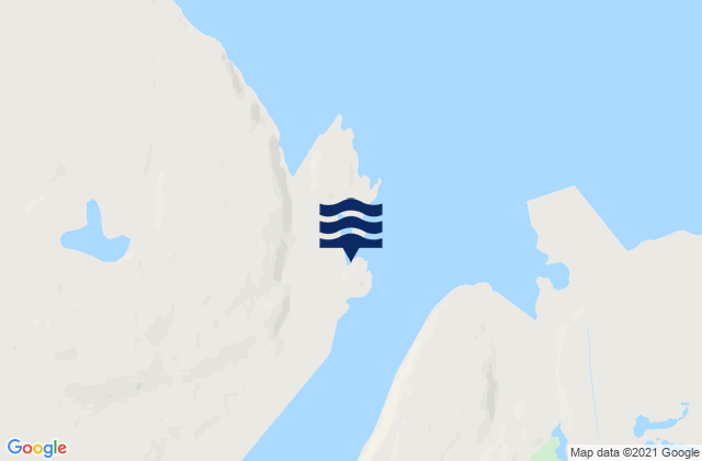 Karte der Gezeiten Titovka Bay, Russia