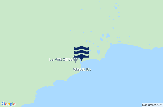Karte der Gezeiten Toksook Bay, United States