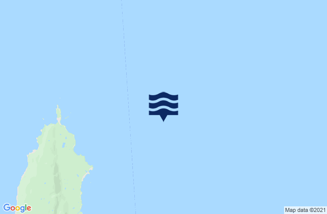 Karte der Gezeiten Tonki Cape east of, United States