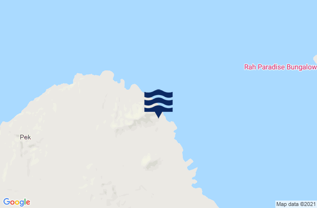 Karte der Gezeiten Torba Province, Vanuatu