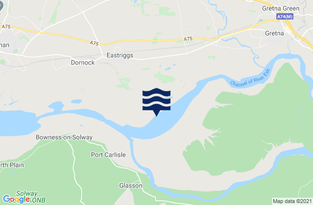 Karte der Gezeiten Torduff Point, United Kingdom