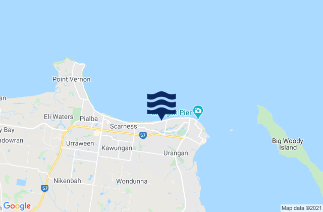 Karte der Gezeiten Torquay, Australia