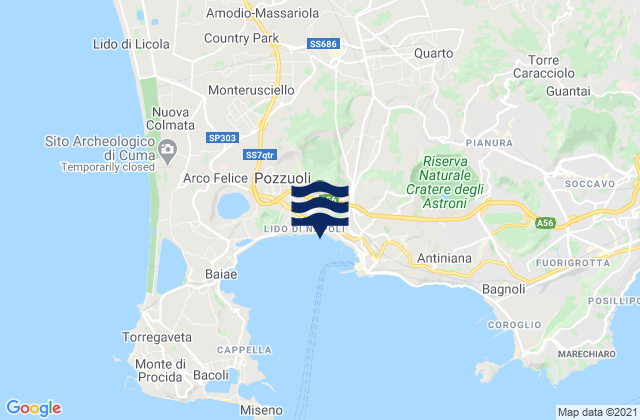 Karte der Gezeiten Torretta-Scalzapecora, Italy