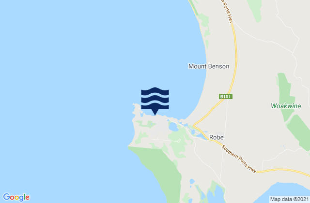 Karte der Gezeiten Town Beach, Australia