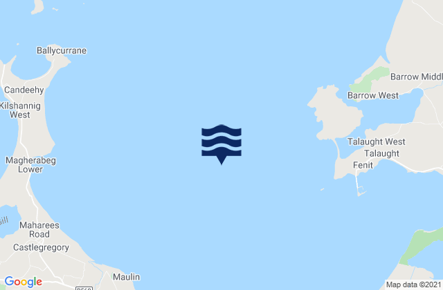 Karte der Gezeiten Tralee Bay, Ireland