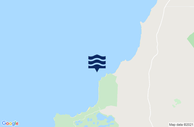 Karte der Gezeiten Trespassers, Australia