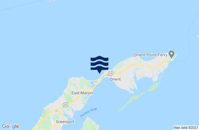 Karte der Gezeiten Truman Beach, Long Island Sound, United States