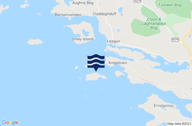 Karte der Gezeiten Turbot Island, Ireland