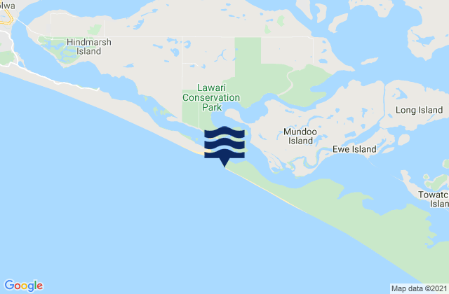Karte der Gezeiten Turn Off Beach, Australia