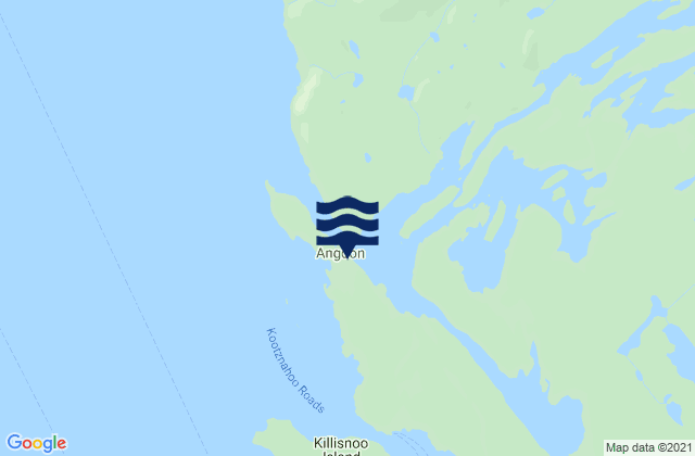 Karte der Gezeiten Turn Point Kootznahoo Inlet, United States
