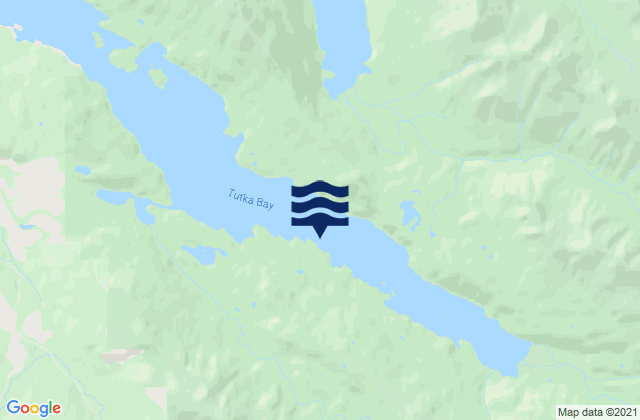 Karte der Gezeiten Tutka Bay (Kachemak Bay), United States
