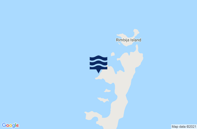 Karte der Gezeiten Two Island Bay, Australia