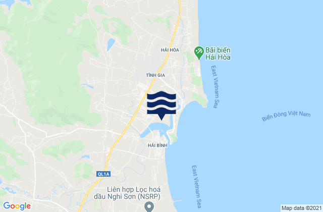 Karte der Gezeiten Tĩnh Gia, Vietnam