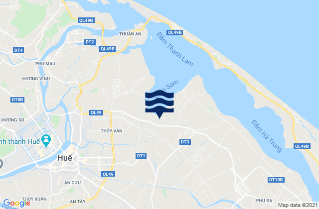 Karte der Gezeiten Tỉnh Thừa Thiên-Huế, Vietnam
