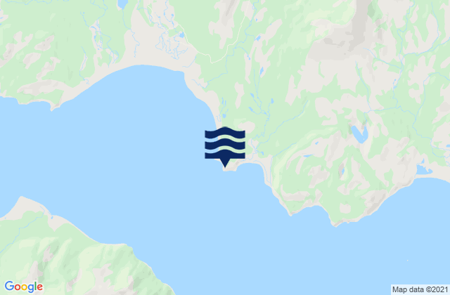 Karte der Gezeiten Ugak Bay (saltery Cove), United States