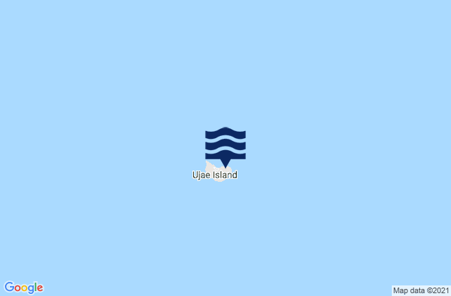 Karte der Gezeiten Ujae, Marshall Islands