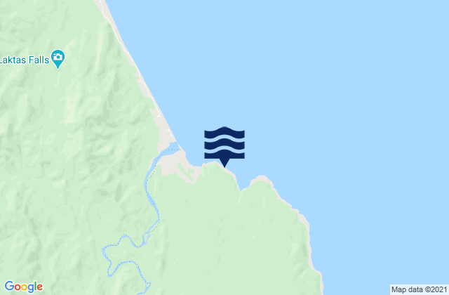 Karte der Gezeiten Umiray River Entr (Dingalan Bay), Philippines