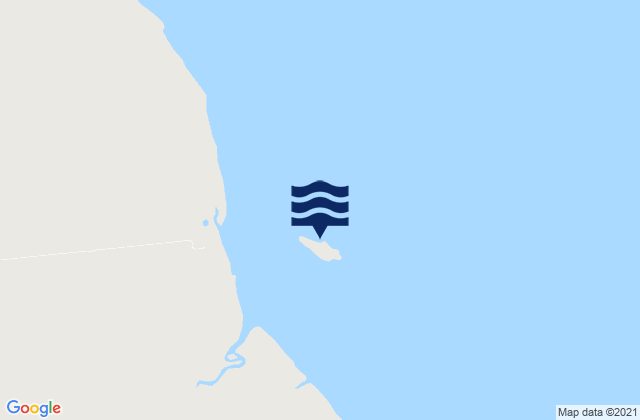 Karte der Gezeiten Valentine Island, Australia
