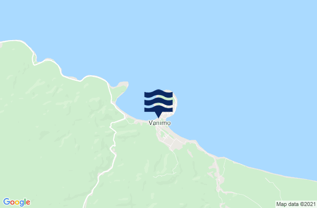 Karte der Gezeiten Vanimo, Papua New Guinea