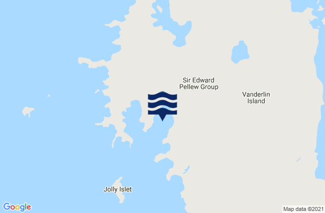 Karte der Gezeiten Victoria Bay, Australia