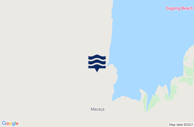 Karte der Gezeiten Vilankulos District, Mozambique