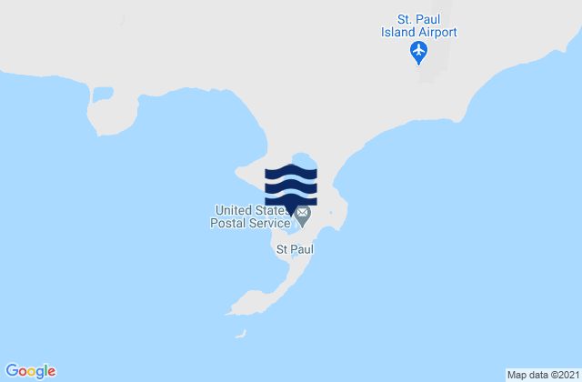 Karte der Gezeiten Village Cove St Paul Island, United States