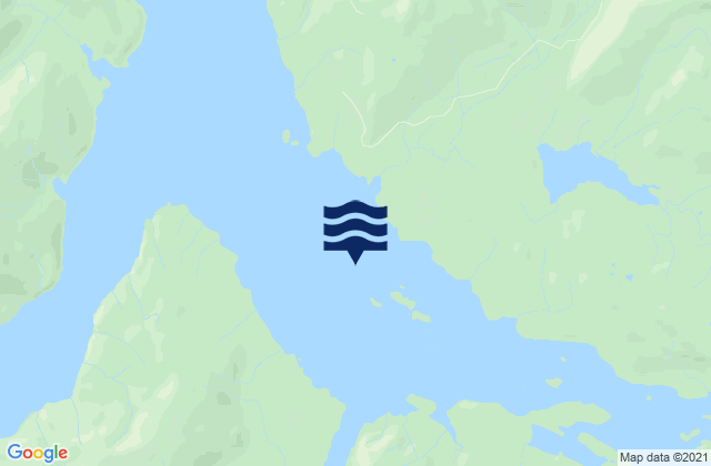 Karte der Gezeiten Village Islands, United States
