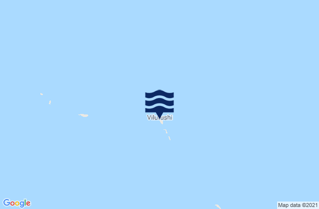 Karte der Gezeiten Vilufushi, Maldives