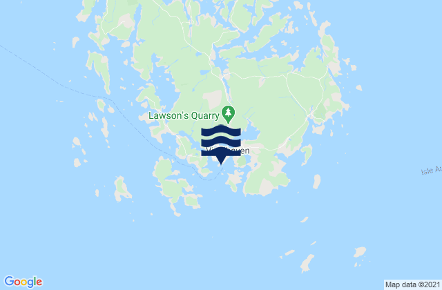 Karte der Gezeiten Vinalhaven (Vinalhaven Island), United States