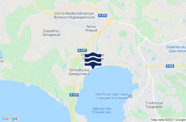 Karte der Gezeiten Vol’no-Nadezhdinskoye, Russia