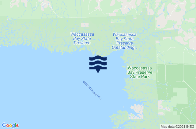 Karte der Gezeiten Waccasassa Bay, United States