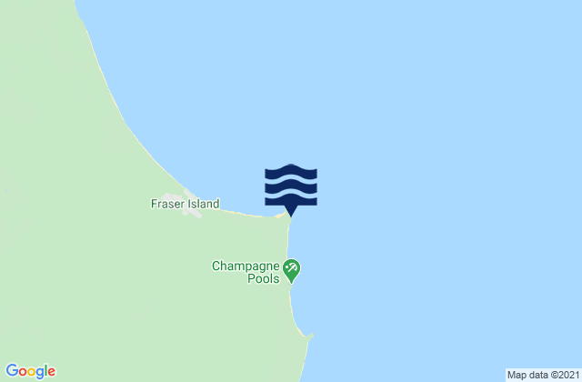 Karte der Gezeiten Waddy Point, Australia