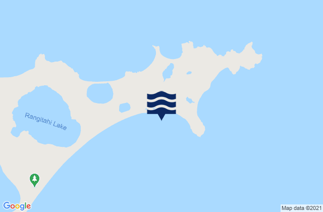 Karte der Gezeiten Waikeri, New Zealand