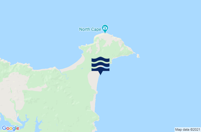 Karte der Gezeiten Waikuku Beach, New Zealand