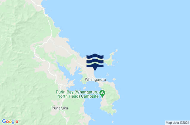 Karte der Gezeiten Waitapu Rock, New Zealand
