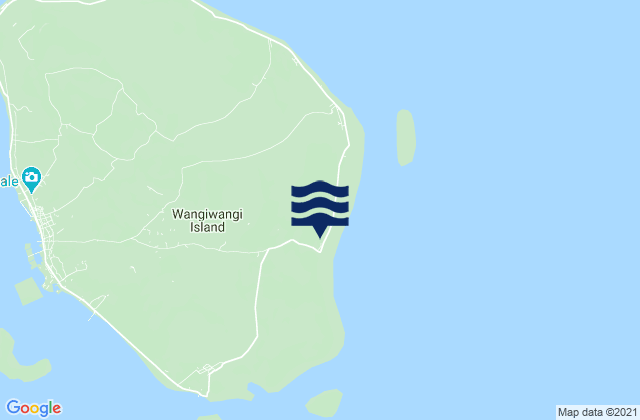 Karte der Gezeiten Wakatobi Regency, Indonesia