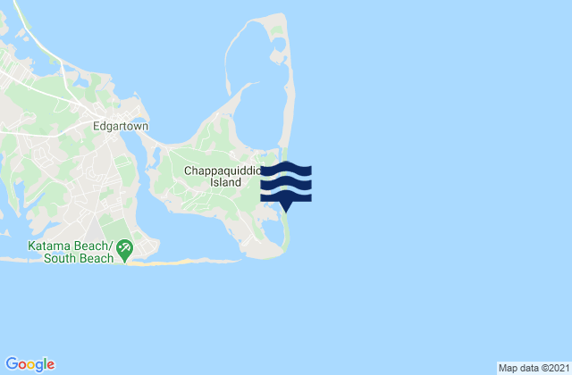 Karte der Gezeiten Wasque Point (Chappaquiddick Island), United States