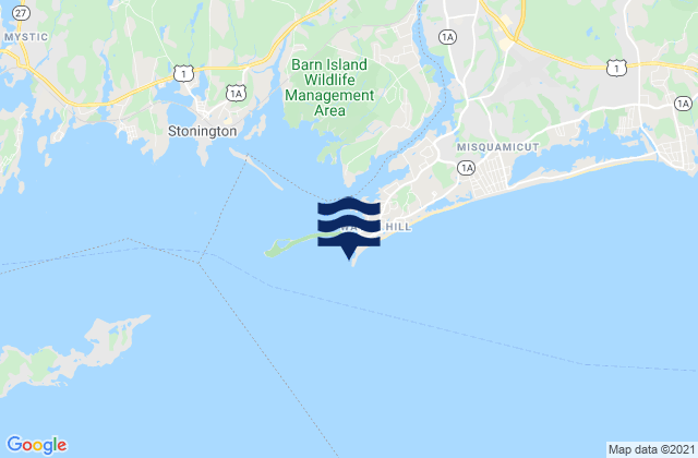 Karte der Gezeiten Watch Hill Point, United States
