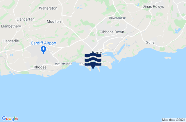 Karte der Gezeiten Watch House Bay Beach, United Kingdom