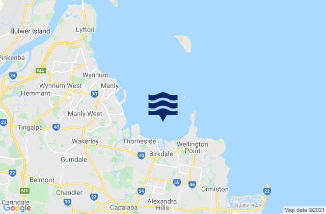 Karte der Gezeiten Waterloo Bay, Australia