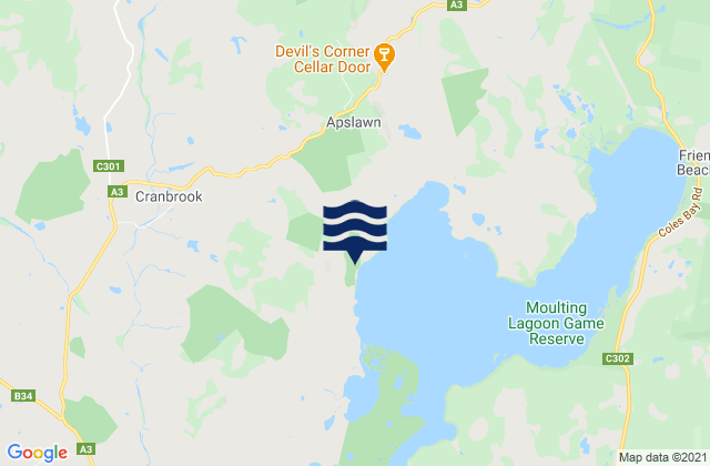Karte der Gezeiten Watsons Bay, Australia