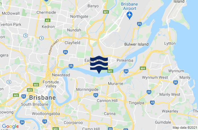 Karte der Gezeiten Wavell Heights, Australia
