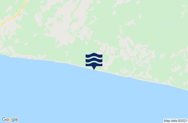 Karte der Gezeiten Webado, Liberia